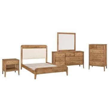Archbold Furniture Warren 5-Piece King Platform Bedroom Set in Harvest, , large