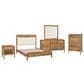 Archbold Furniture Warren 5-Piece King Platform Bedroom Set in Harvest, , large