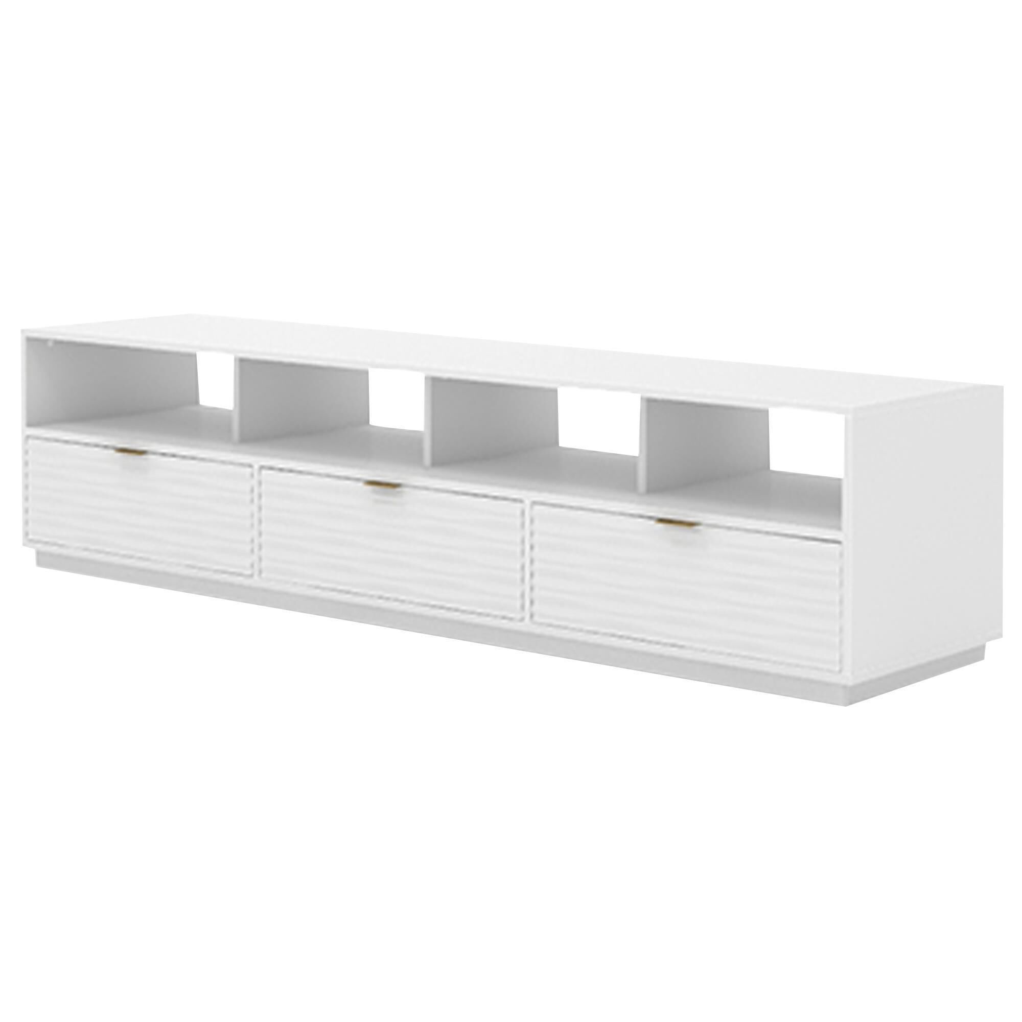 Low online white credenza