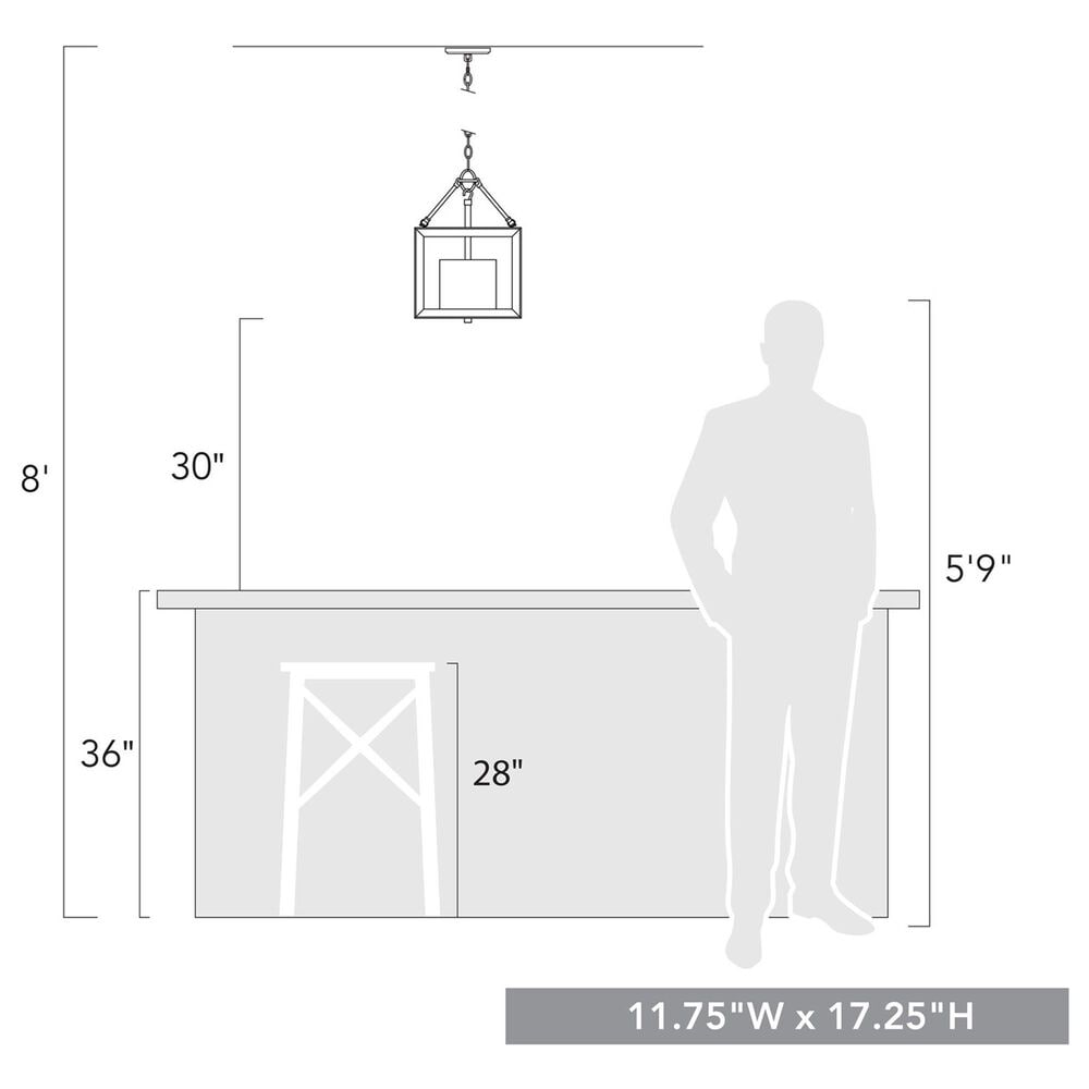 Golden Lighting Smyth Mini Chandelier in Matte Black, , large