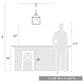 Golden Lighting Smyth Mini Chandelier in Matte Black, , large