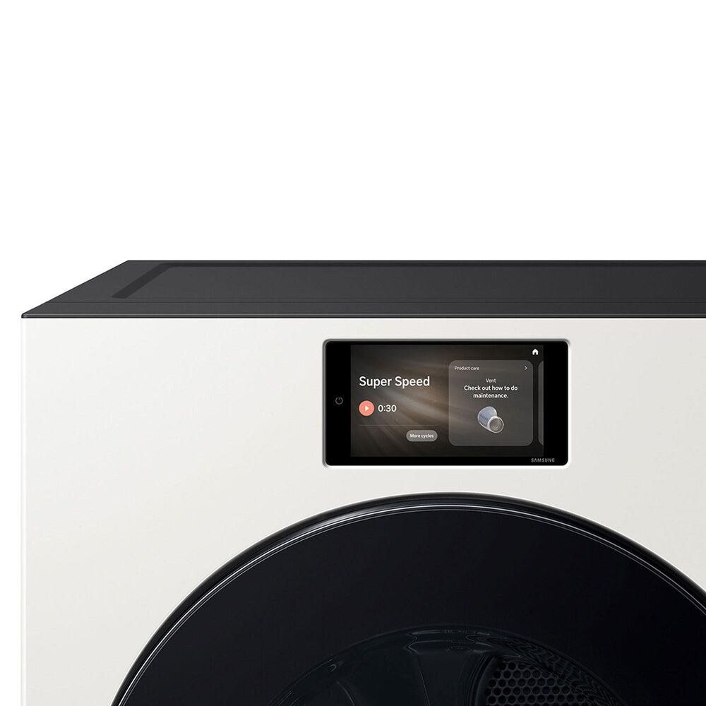 Samsung Bespoke 7.6 Cu. Ft. Ultra Capacity Front Load Electric Dryer with AI Home and AI OptiDry+ in Ivory, , large