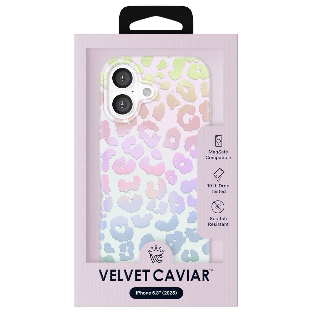 Velvet Caviar MagSafe Case For Apple iPhone 17 in White Opal Leopard, , large