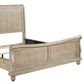 Belle Furnishings Rustic Traditions King Sleigh Bed in Saddle Tan, , large