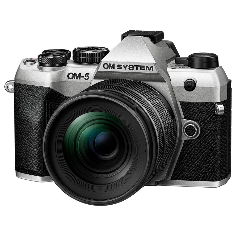 OM- System OM-5 Mark II Camera Body with M.Zuiko Digital ED 12-45mm f/4 Pro Lens in Sliver, , large