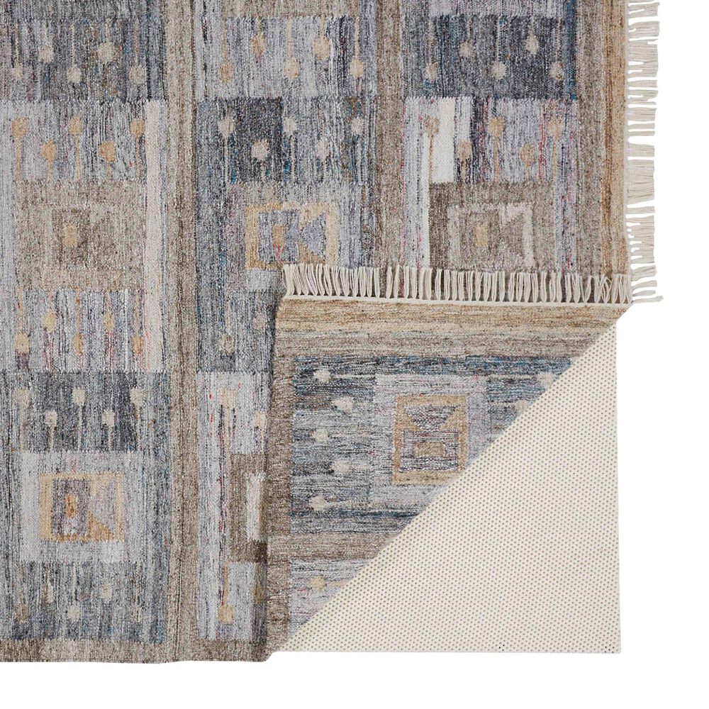 Feizy Beckett 5&#39; x 8&#39; Charcoal and Multicolor Area Performance Rug, , large