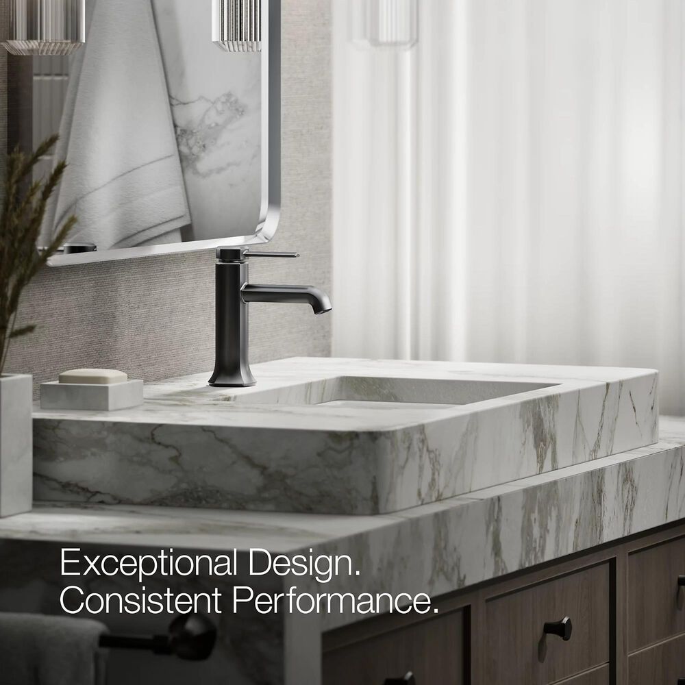 Kohler Occasion Single-Handle Bathroom Sink Faucet in Matte Black, , large