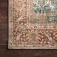 Loloi II Layla LAY-04 9" x 12" Ocean and Rust Area Rug, , large