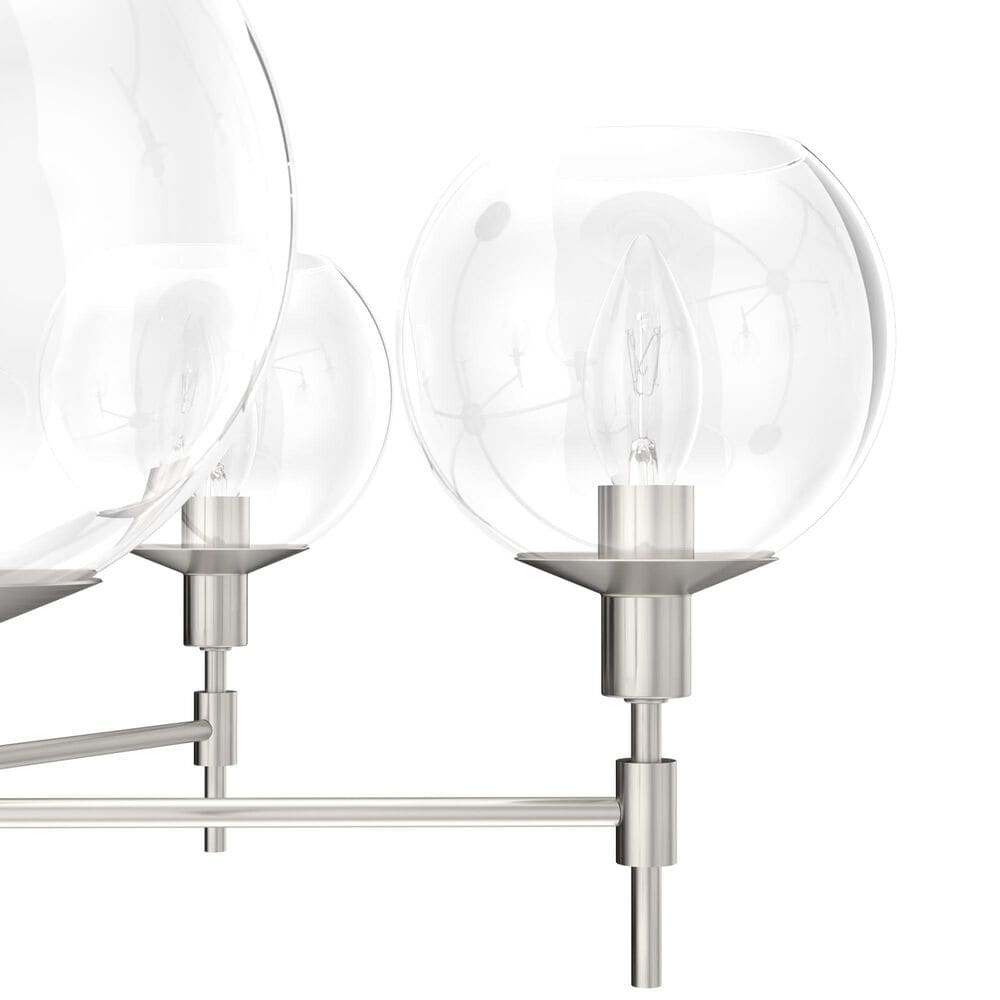 Hunter Xidane 6-Light Chandelier in Brushed Nickel, , large