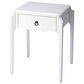 Butler Specialty Company Wilshire 1-Drawer Nightstand in Smooth White, , large