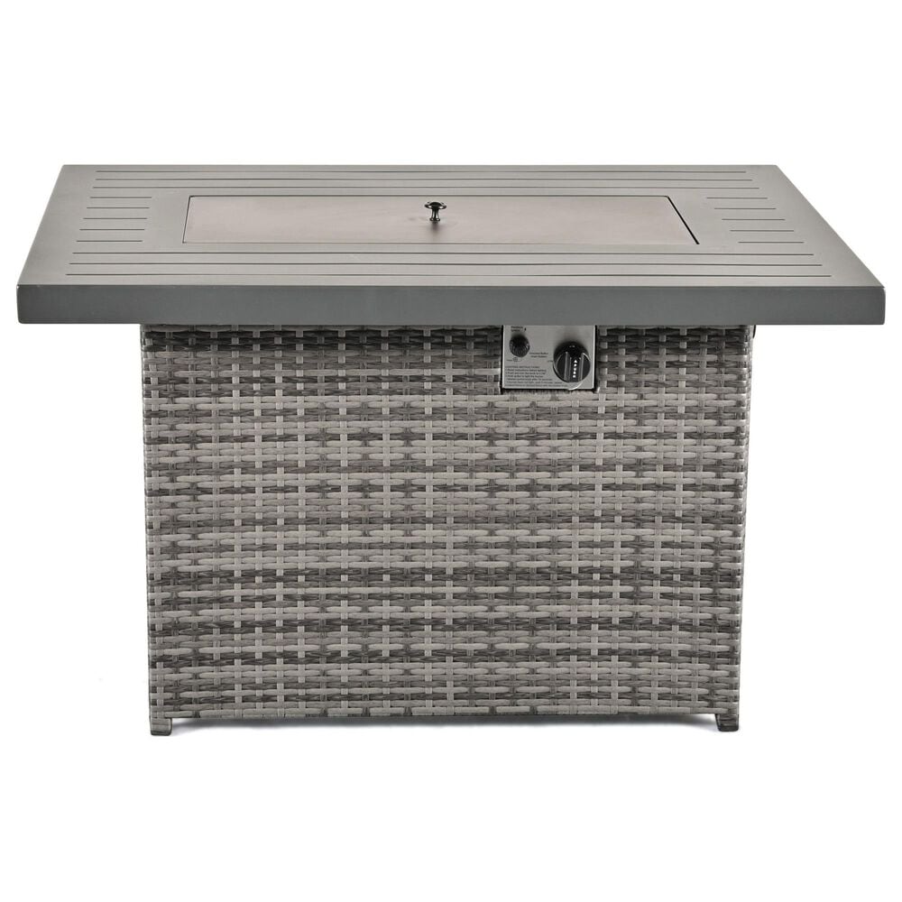 Furniture of America Wies Fire Pit Table in Gray, , large