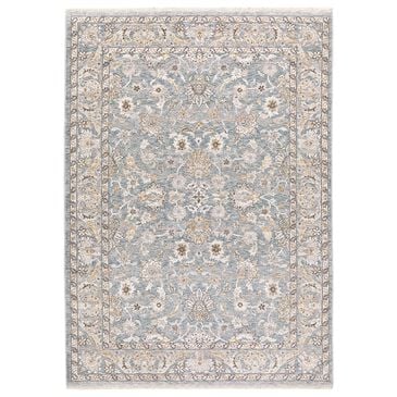 Oriental Weavers Maharaja Nepal 70E 6"7" x 9"6" Blue and Ivory Area Rug, , large