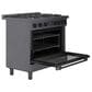 Bosch 36" Freestanding Dual Fuel Range in Black Stainless Steel, , large