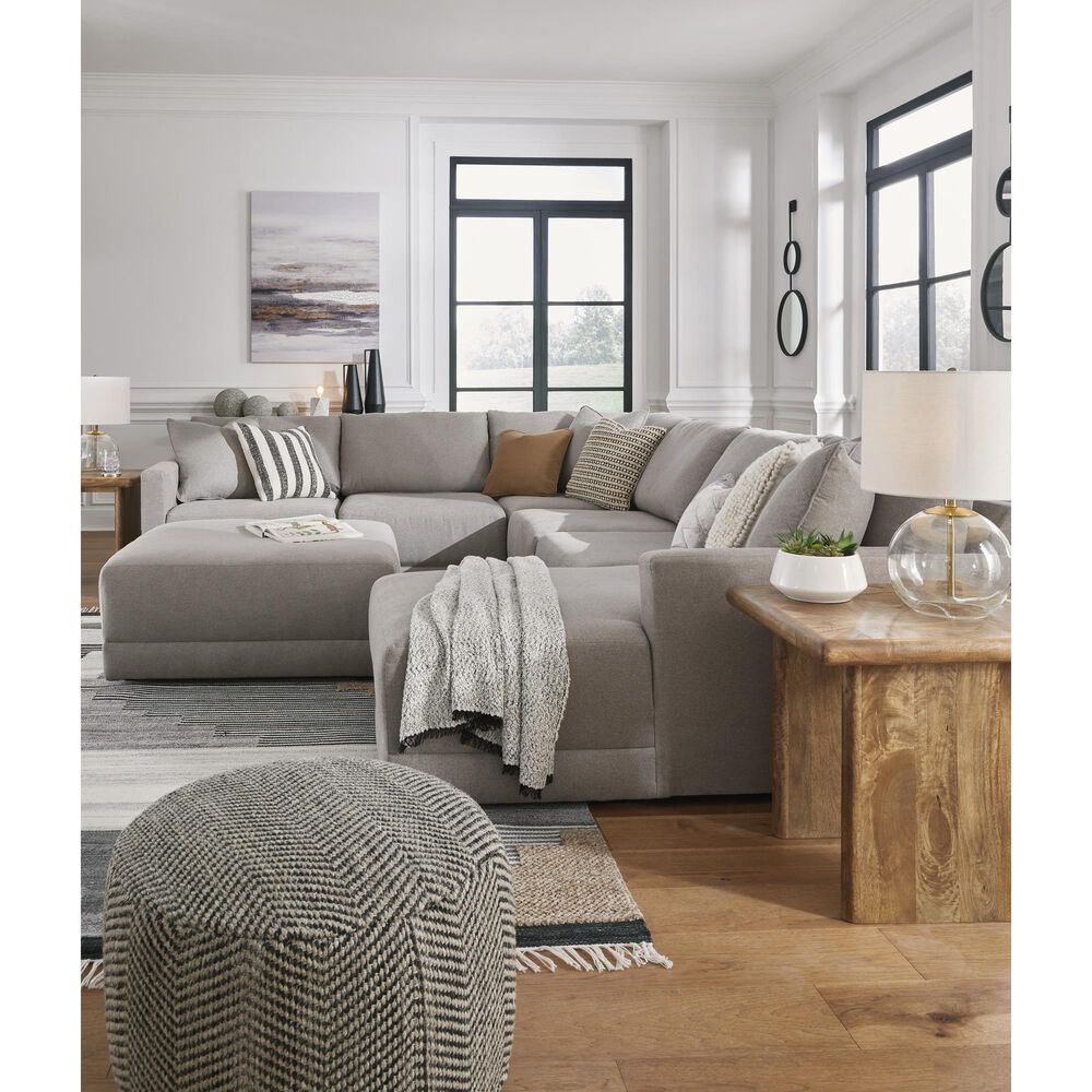 Ashley Katany Oversized Accent Ottoman in Shadow, , large