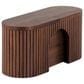 Transformer Table Round Dining Bench in Royal Walnut, , large