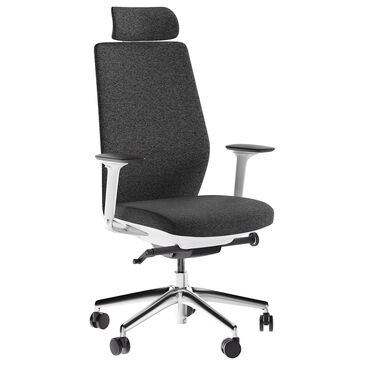 BDI Coda Task Chair in Oyster and Chrome, , large