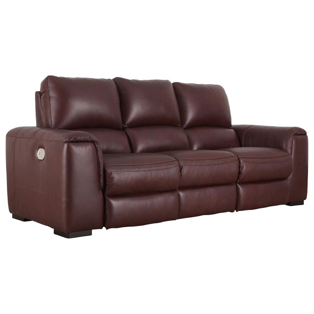 Ashley Alessandro Power Reclining Sofa in Garnet, , large
