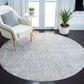 Safavieh Webster WBS318G 6"7" Round Grey and Beige Area Rug, , large