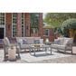 Ashley Cove Beach Outdoor Loveseat with Cushion in Gray, , large