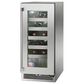 Perlick Signature 15" Outdoor Undercounter Wine Reserve with Right Hinge Glass Door in Stainless Steel and Panel Ready, , large
