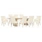 Hooker Furniture Westwood 9-Piece Rectangular Dining Set in Polished Limestone, , large