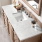 James Martin Vanities Bristol 60" Single Bathroom Vanity in Whitewashed Walnut with 3 cm Eternal Jasmine Pearl Quartz Top and Rectangle Sink, , large