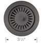 Blanco Metal Basket Strainer in Cinder, , large
