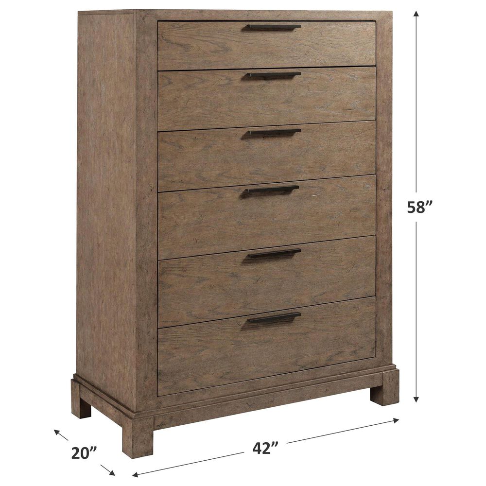 American Drew Skyline Chest in Smoke Gray, , large