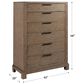American Drew Skyline Chest in Smoke Gray, , large