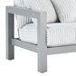 Ashley Hurley Park Patio Sofa in Gray, , large