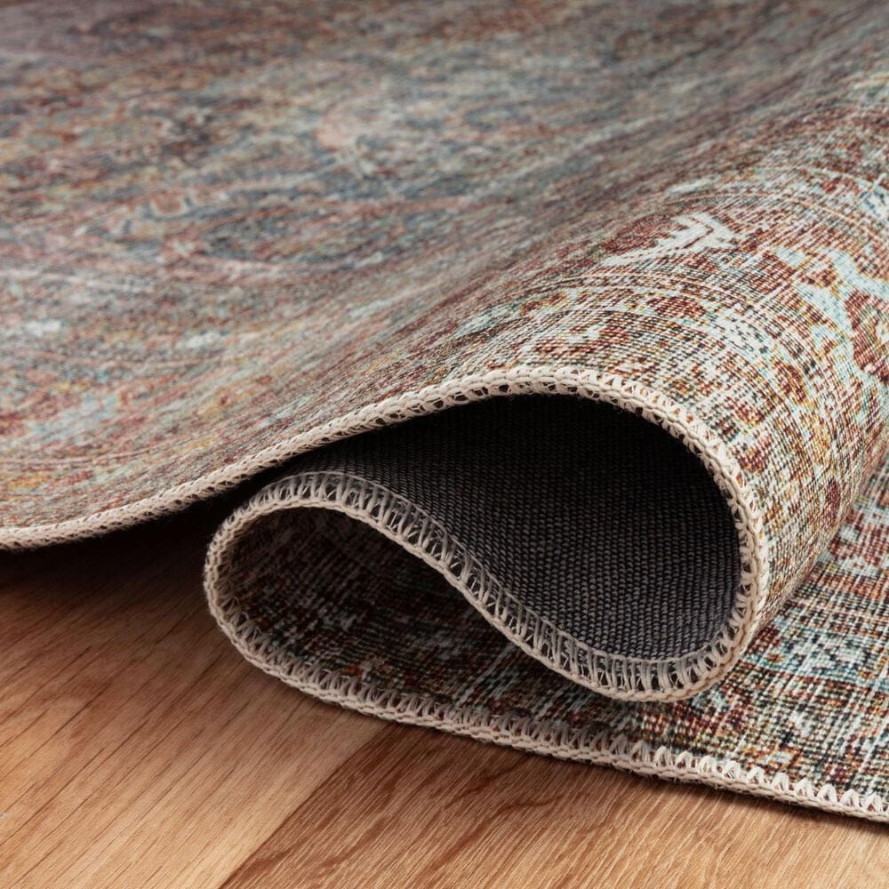 Chris Loves Julia x Loloi Jules 2&#39;6&quot; x 7&#39;6&quot; Lagoon and Brick Runner, , large