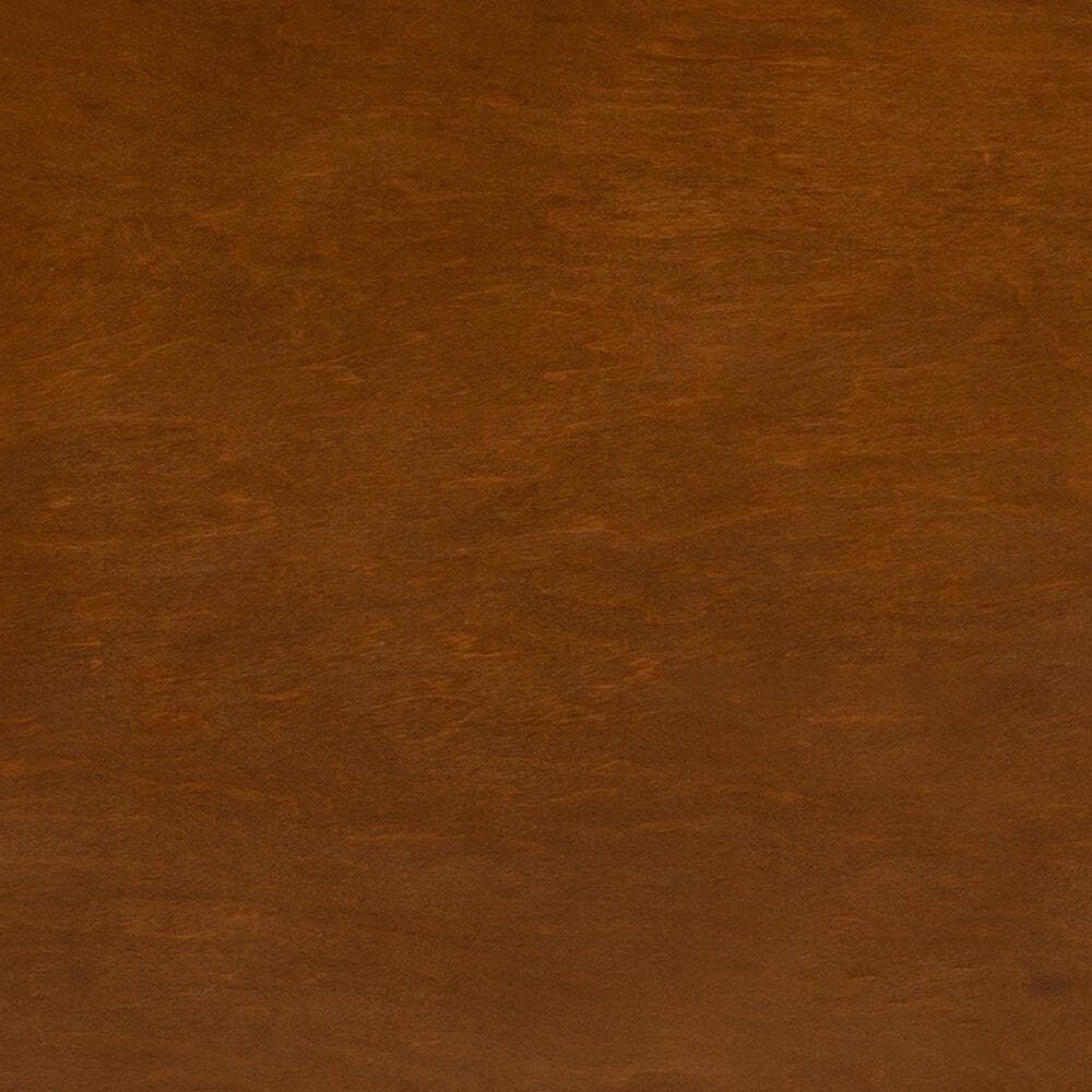 Linon Home Decor Charlotte 5-Shelf Ladder Bookcase in Warm Walnut, , large