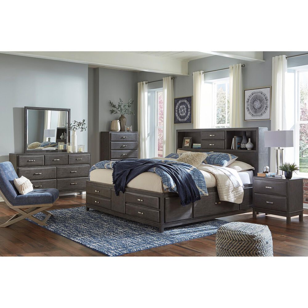 Ashley Caitbrook 5-Drawer Chest in Gray, , large