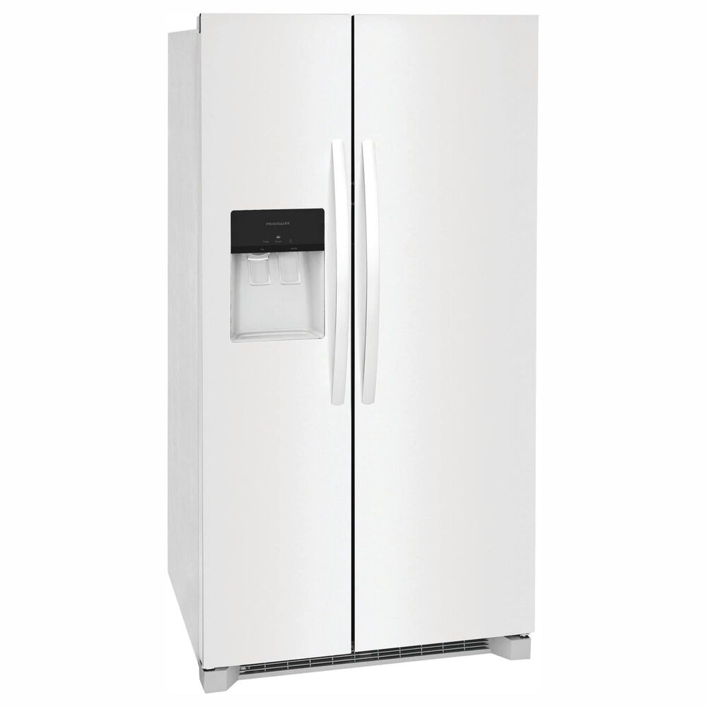 Frigidaire 25.6 Cu. Ft. Standard Depth Side-by-Side Refrigerator in White, , large