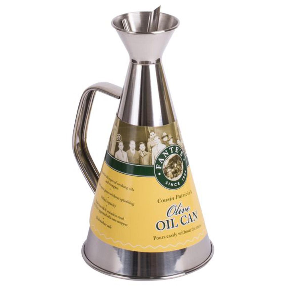 Harold Import Fantes Cousin Patricia Olive Oil Can in Clear, , large