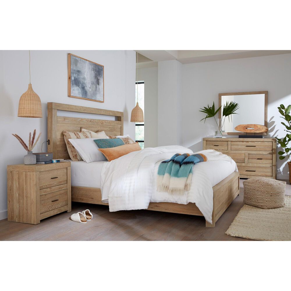 Riva Ridge Modern Loft 2-Drawer Nightstand in Modern Khaki, , large