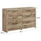 Ashley Hyanna 6-Drawer Dresser in Golden Rustic, , large