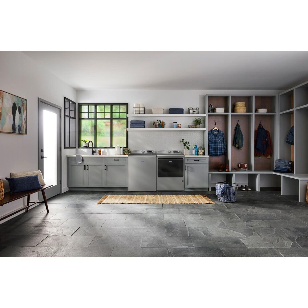 Maytag 5.2 Cu. Ft. Top Load Smart Washer with Extra Power in Classic Silver, , large