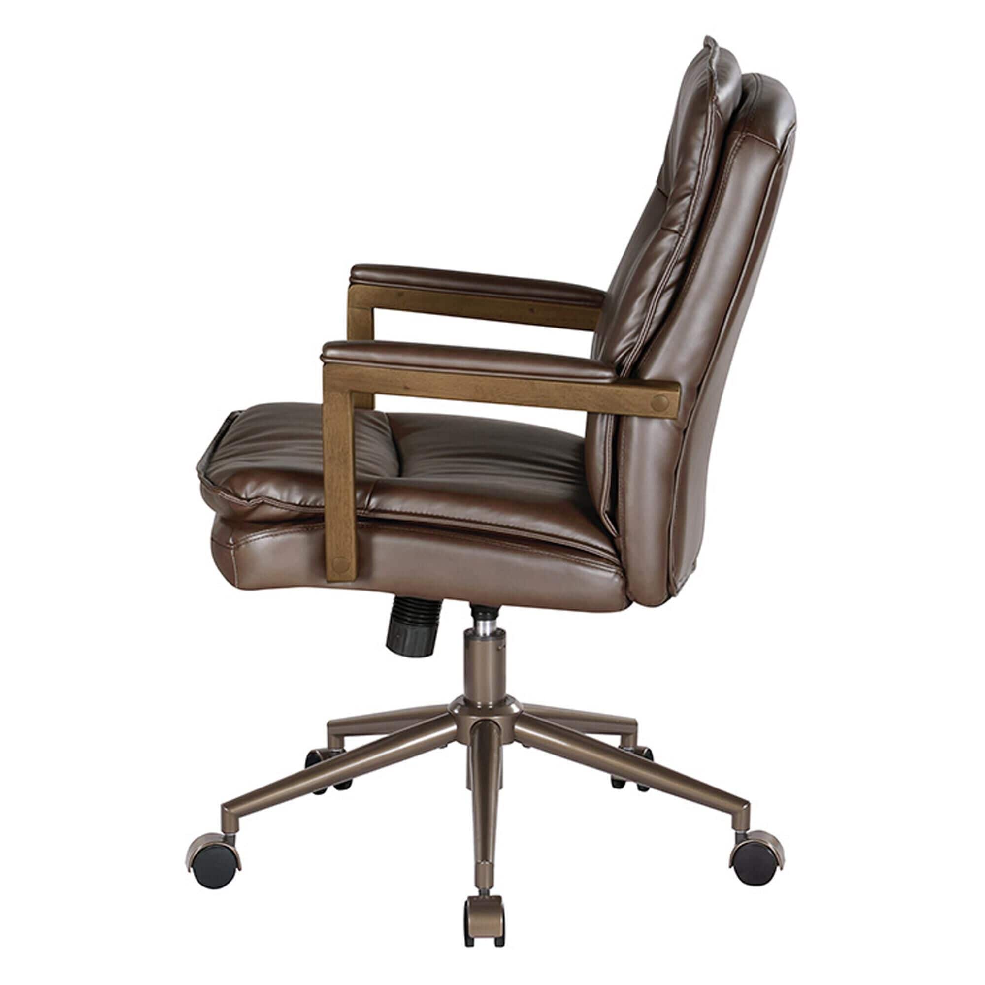 OSP Home Woodlands Office Chair in Chocolate