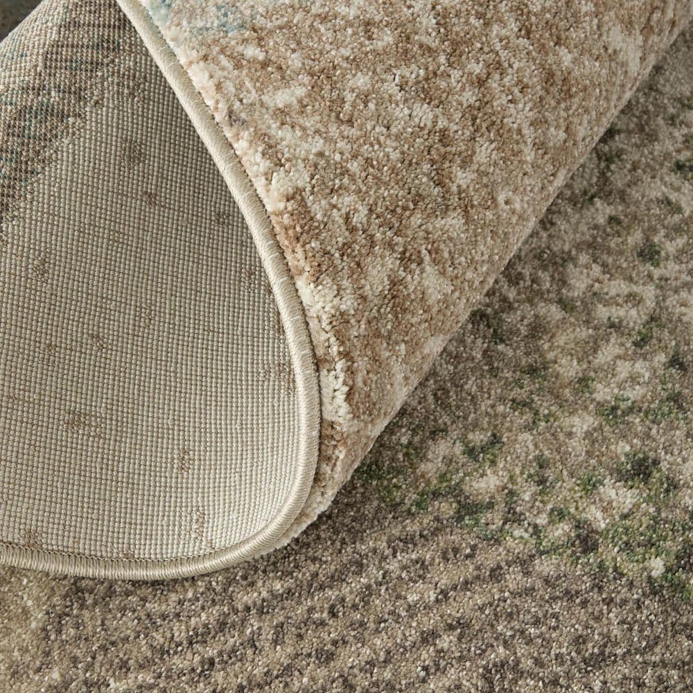 Feizy Eden Geometric Ivory and Multicolor 12&#39; x 15&#39; Area Rug, , large