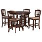 New Heritage Design Bixby 5-Piece Counter Height Dining Set in Espresso, , large