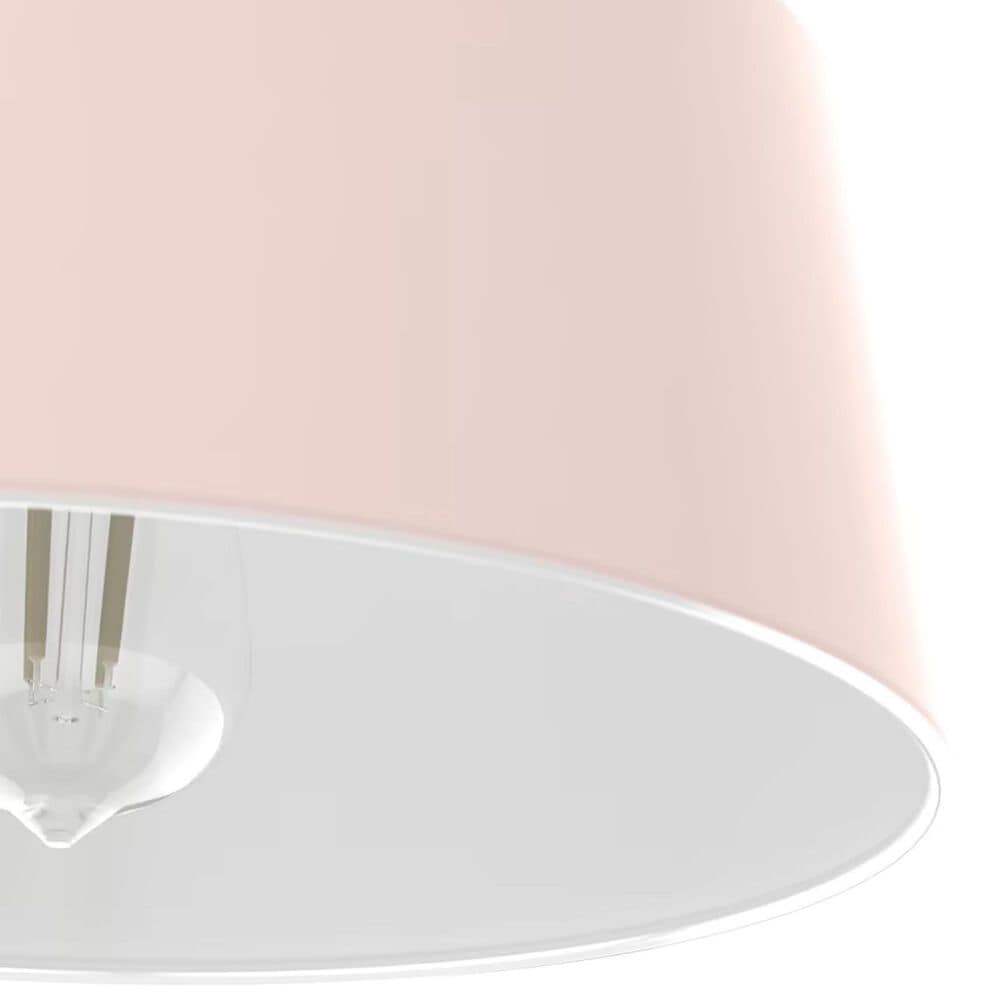 Hunter Cranbrook 1-Light Flush Mount in Blush Pink, , large