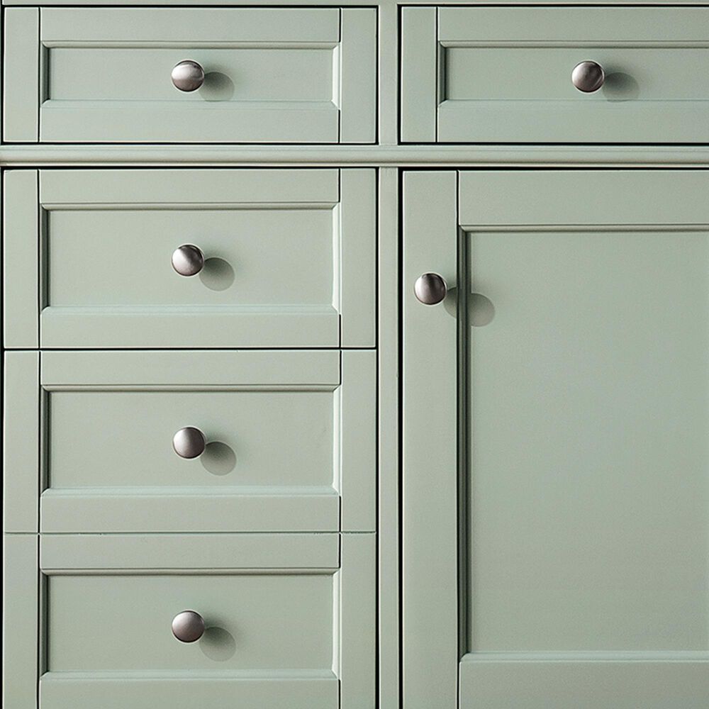 James Martin Vanities Brittany 48" Single Bathroom Vanity in Sage Green with 3 cm Eternal Jasmine Pearl Silestone Top, Rectangular Sink and FreePower Wireless Charger, , large