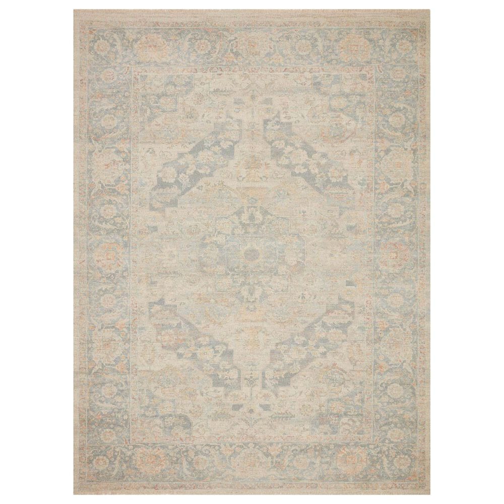 Loloi Priya PRY-08 5" x 7"6" Bone/Bluestone, , large
