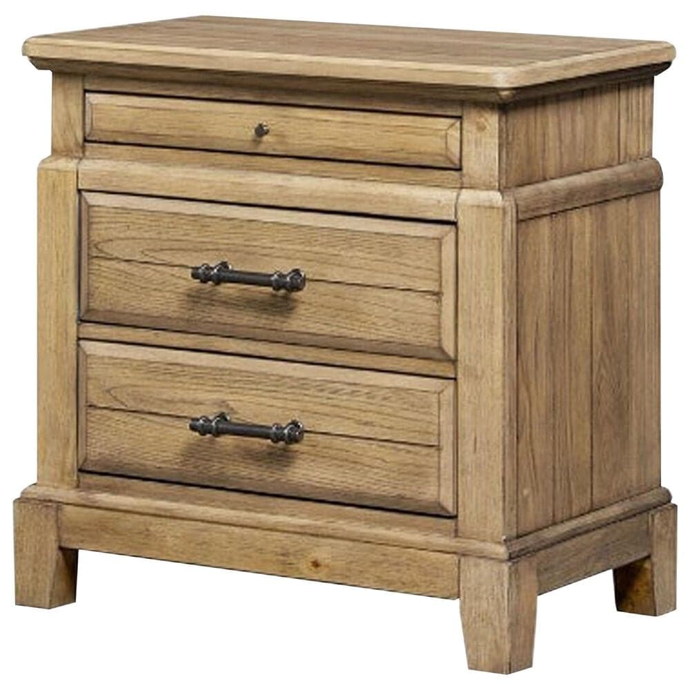 Sterling Timber Bellamy Lane 2 Drawer Nightstand in Caramel, , large