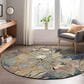 37B Trevi 8" Round Beige Area Rug, , large