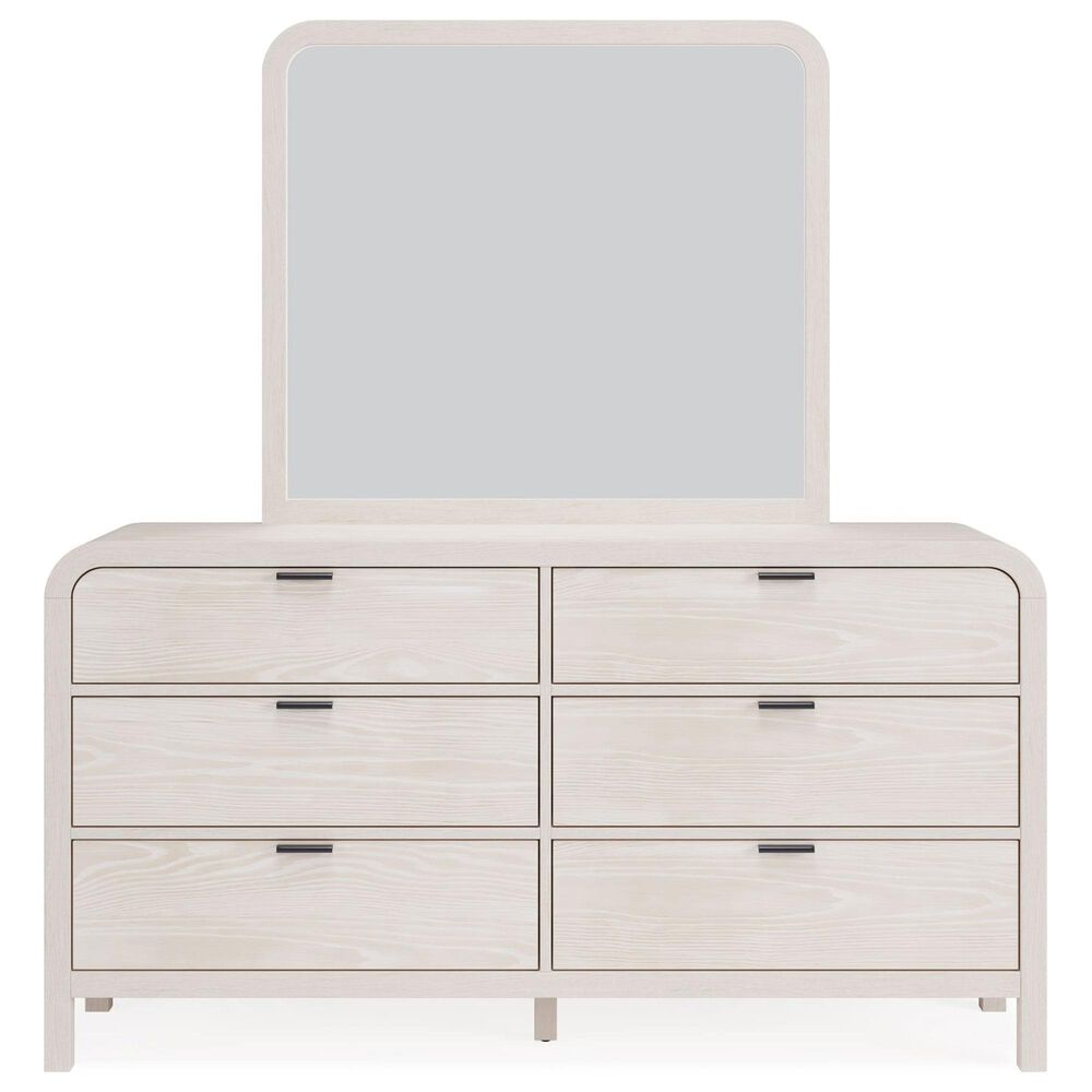 Urban Home Drake Dresser and Mirror in Sugar Finish, , large