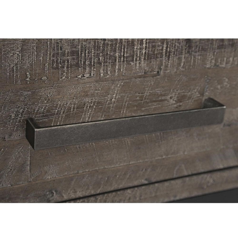 Waltham East Hampton End Table in Distressed Grey, , large