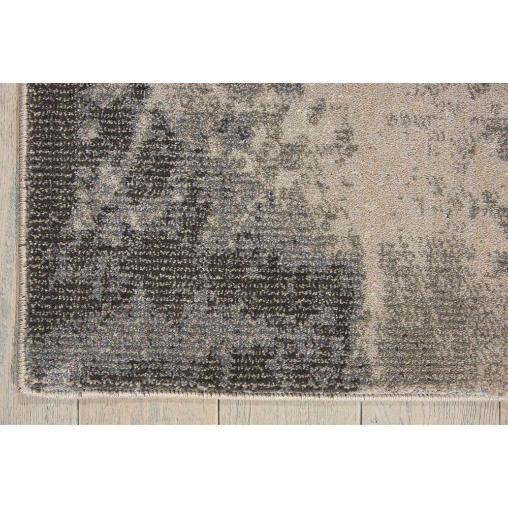 Nourison Maxell MAE13 3&#39;10&quot; x 5&#39;10&quot; Ivory and Grey Area Rug, , large