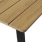 Hearth and Haven 7-Piece Outdoor Rectangular Dining Set with Beige Cushion in Black, , large